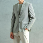 Men's Zero Calorie Slim fit Textured Blazer